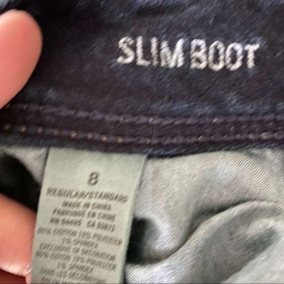 American Eagle Boot Cut Jeans Super Stretch Mid Rise Woman’s Jeans size 8 - Picture 5 of 12